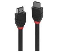 Lindy - Câble HDMI avec Ethernet - HDMI mâle pour HDMI mâle - 10 m - double blindage - noir - support pour 4K60Hz (3840 x 2160), rond
