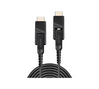 Câble de raccordement LINDY Fiche mâle HDMI-Micro-D, Fiche mâle HDMI-Micro-D 20.00 m noir 38321 4K UHD Câble HDMI