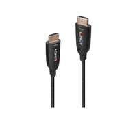 Lindy - Câble HDMI - HDMI mâle pour HDMI mâle - 60 m - cuivre hybride/fibre optique - noir - support 8K60Hz (7680 x 4320), support 4K120Hz (3840 x 2160)