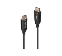 Lindy - Câble HDMI - HDMI mâle pour HDMI mâle - 70 m - cuivre hybride/fibre optique - noir - support 8K60Hz (7680 x 4320), support 4K120Hz (3840 x 2160)