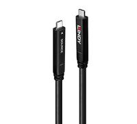 Lindy Câble USB Type-C 3.2 Gen2 hybride DP1.4 4K 144Hz PD 60W – 10 m