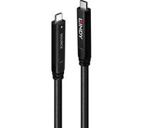 Lindy Câble hybride Type C USB 3.2 Gen 2 et DP 1.4 15 m