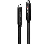 Lindy Câble USB Type-C 3.2 Gen2 hybride DP1.4 4K 144Hz PD 60W – 10 m