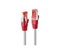Lindy Câble patch RJ45 47839 – Cat.6 S/FTP 3 m gris avec cliquet d'encastrement