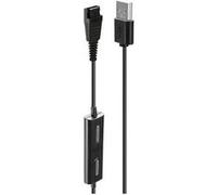 Lindy Câble pour casque micro USB mâle Déconnexion rapide mâle 58 cm Noir
