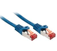 Lindy Basic - Cordon de raccordement - RJ-45 (M) pour RJ-45 (M) - 5 m - SFTP, PiMF - CAT 6 - moulé, sans crochet, bloqué - bleu