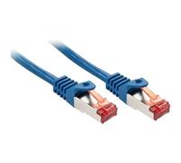 Basic - Cordon de raccordement - RJ-45 (M) pour RJ-45 (M) - 5 m - SFTP, PiMF - CAT 6 - moulé, sans crochet, bloqué - bleu