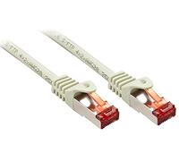 Lindy Basic - Cordon de raccordement - RJ-45 (M) pour RJ-45 (M) - 2 m - SFTP, PiMF - CAT 6 - moulé, sans crochet, bloqué - gris clair