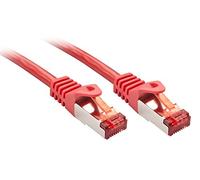 LINDY Câble réseau Basic Cat.6 S/FTP, Rouge, 1,5m