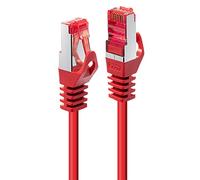 Lindy Basic - Cordon de raccordement - RJ-45 (M) pour RJ-45 (M) - 5 m - SFTP, PiMF - CAT 6 - moulé, sans crochet, bloqué - rouge