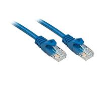 LINDY 48170 RJ45 Câble réseau, câble patch CAT 6 U/UTP 0.30 m bleu