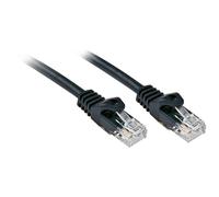 Lindy Câble réseau Basic Cat.6 U/UTP RJ45 Noir 2 m