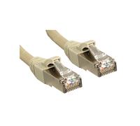 Lindy Câble Réseau Cat.6 S/FTP 3m Beige - 250MHz, Connecteurs RJ-45 Mâle, Contacts Or, Gaine LSZH - Réf. 45584