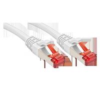 Lindy Câble réseau RJ45 47792 Cat.6 S/FTP 1 m Blanc
