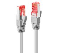 LINDY 47701 RJ45 Câble réseau, câble patch CAT 6 S/FTP 0.50 m gris avec cliquet d'encastrement