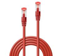 Lindy Cordon réseau RJ-45 Cat.6 S/FTP PiMF Cuivre 250 MHz 7,5 m Rouge