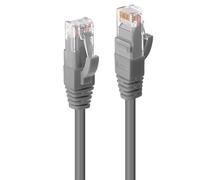 Lindy Câble réseau Cat.6 U/UTP Patch Premium, LSOH, cuivre, 250MHz, Gris, 0,3m