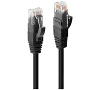 LINDY Câble réseau Cat.6 U/UTP Patch Premium, LSOH, cuivre, 250MHz, Noir, 0,5m