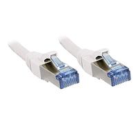 Lindy Câble réseau Cat.6A S/FTP – cuivre LSOH 500 MHz – blanc 0,5 m