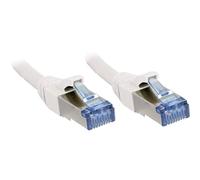 Lindy Cordon de raccordement 47194 RJ-45 mâle-mâle 2 m Cat6 S/FTP PiMF sans halogène blanc