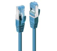 Lindy Cordon de raccordement Cat.6A S/FTP RJ45 2 m Bleu LSOH