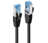 Lindy Câble réseau Cat.6A S/FTP, cuivre, LSOH, 500MHz, Noir, 0,3m