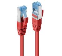 Lindy Câble réseau 47160 Cat.6A S/FTP cuivre LSOH 500MHz - 30 cm rouge