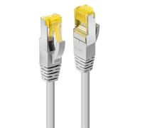 LINDY 47266 RJ45 Câble réseau, câble patch CAT 6a (câble brut CAT 7) S/FTP 5.00 m gris avec cliquet d'encastrement 1 pc(s)