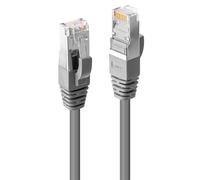 Lindy - Cordon de raccordement - RJ-45 (M) pour RJ-45 (M) - 20 m - SFTP - CAT 6 - sans halogène, moulé, sans crochet, bloqué - gris