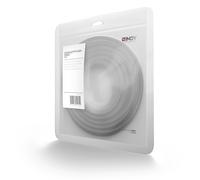 Lindy Câble réseau Gris Cat.6A S/FTP LSZH, 3m (testé par Fluke)