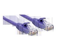 LINDY 48126 RJ45 Câble réseau, câble patch CAT 6 U/UTP 7.50 m violet avec cliquet d'encastrement 1 pc(s)