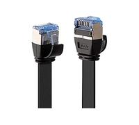 Lindy Câble réseau Plat Cat.6A U/FTP, Noir, 10m