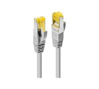 Lindy - Câble réseau - RJ-45 (M) pour RJ-45 (M) - 30 cm - SFTP - CAT 7 (câble)/CAT 6a (connecteurs) - démarré, moulé, sans crochet, bloqué - gris