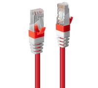Lindy Câble réseau Rouge Cat.6A S/FTP LSZH, 15m (testé par Fluke)