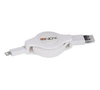 LINDY Câble rétractable Lightning vers USB 31620