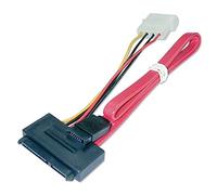 Lindy Câble SATA interne + alimentation, 0.3m