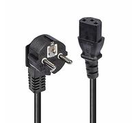 Lindy 30335 câble électrique Noir 2 m Prise d'alimentation type F Coupleur C13