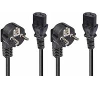 Lindy Câble Secteur IEC, 3m (Lot de 2)