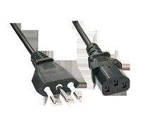 Lindy Câble d'alimentation IEC 60320 C13 – CEI 23-50 (Italie) – 5 m