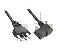 Lindy Câble Secteur Italien IEC coudé, 2m