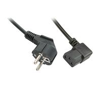 Lindy Câble d'alimentation 30302 – CEE 7/7 mâle pour IEC C13 femelle – 3.00 m – Noir