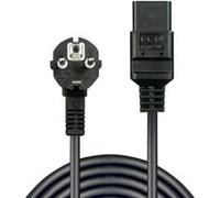 Câble de raccordement LINDY alimentation [1x Prise mâle + contact de protection - 1x Secteur mâle 16 A] 2.00 m