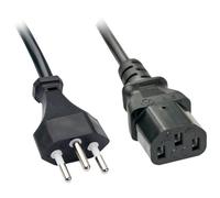 Lindy 30418 câble électrique Noir 3 m Coupleur C13