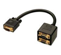 Lindy 41214 câble VGA 0,18 m VGA (D-Sub) Noir