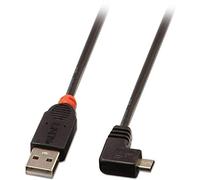 Lindy 31976 câble USB USB 2.0 1 m USB A Micro-USB B Noir