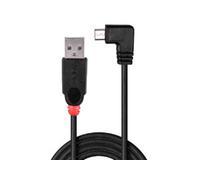 Lindy 31976 câble USB USB 2.0 1 m USB A Micro-USB B Noir