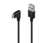 Lindy Câble USB 2.0 Type A vers C coudé, 0.5m