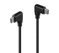 Lindy Câble USB 2.0 Type C de 0.5m, 2 x 90° à angle droit, 60W PD