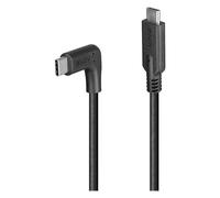 Lindy Câble USB 3.2 Type C de 1m, angle droit à 90°, 10Gbit/s, PD 60W