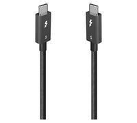 Lindy - Câble USB - 24 pin USB-C (M) pour 24 pin USB-C (M) - Thunderbolt 5 - 48 V - 5 A - 1 m - passif, rond, support 8K60Hz (7680 x 4320), support pour Power Delivery 3,1, débit de transfert de donné